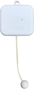 BinkeGG Play (Always with Me) White Plastic Pull String Cord Music Box with Sankyo Musical Movement (65 Tunes Option)