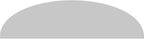 Ekena Millwork 54"W x 14-1/2"H x 2"P Elliptical 4 Spoke Architectural Grade PVC Pediment