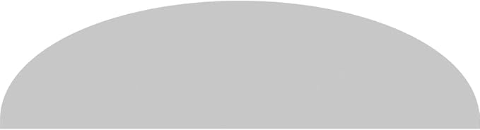 Ekena Millwork 54"W x 14-1/2"H x 2"P Elliptical 4 Spoke Architectural Grade PVC Pediment
