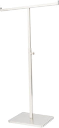 GAMAK Scarf Rack Display for Small Space, Scarf Display Stand Retail for Store Silk Neckband Girdle Pants Scarf Storage Organizer for Boutique Clothing Store (Color : White)