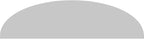 Ekena Millwork 48"W x 13"H x 2"P Elliptical 4 Spoke Architectural Grade PVC Pediment