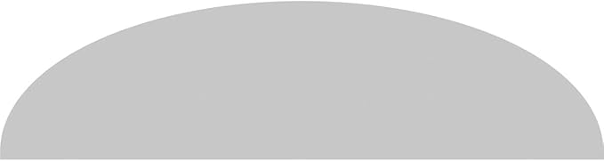 78" W x 20-1/2"H x 2" P Elliptical 3 Spoke Architectural Grade PVC Pediment