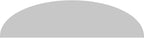 78" W x 20-1/2"H x 2" P Elliptical 3 Spoke Architectural Grade PVC Pediment