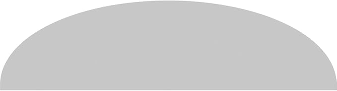 62" W x 16-1/2"H x 2" P Elliptical Sunburst Architectural Grade PVC Pediment