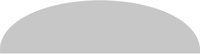 50" W x 13-1/2"H x 2" P Elliptical Sunburst Architectural Grade PVC Pediment