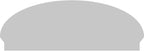 56" W x 20-7/8"H x 2-3/4"P Elliptical 4 Spoke Architectural Grade PVC Combination Pediment