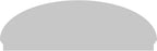 82" W x 27-3/8"H x 2-3/4"P Elliptical Sunburst Architectural Grade PVC Combination Pediment