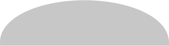 Ekena Millwork 46"W x 12-1/2"H x 2"P Elliptical 4 Spoke Architectural Grade PVC Pediment