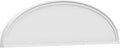 Ekena Millwork 82"W x 21-1/2"H x 2"P Elliptical Smooth Architectural Grade PVC Pediment