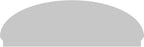 80" W x 26-7/8"H x 2-3/4"P Elliptical 4 Spoke Architectural Grade PVC Combination Pediment