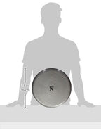 CanDo Inflatable Balance Disc for Balance Training, Proprioception, Strengthening Lower Extremities, Posture, Back Pain, Stress Relief, Restlessness and Anxiety. Silver, 14” Diameter