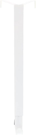 Haute Decor Adapt Adjustable Wreath Hanger, Top & Length Adjustable (Matte White)