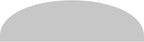 Ekena Millwork 24"W x 7"H x 2"P Elliptical 4 Spoke Architectural Grade PVC Pediment