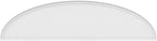 Ekena Millwork 72"W x 19"H x 2"P Elliptical Smooth Architectural Grade PVC Pediment