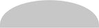 Ekena Millwork 32"W x 9"H x 2"P Elliptical 4 Spoke Architectural Grade PVC Pediment