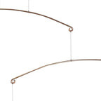 Copper Feather Modern Mobile, 28" x 30", American Made