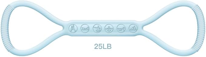 2025 Upgraded Figure 8 Resistance Band for Physical Therapy, Shoulder Back Arm Exercise Bands, 3 Resistance Levels for 15 25 35lb for Kids Adult Elderly