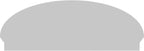 56" W x 20-7/8"H x 2-3/4"P Elliptical Sunburst Architectural Grade PVC Combination Pediment