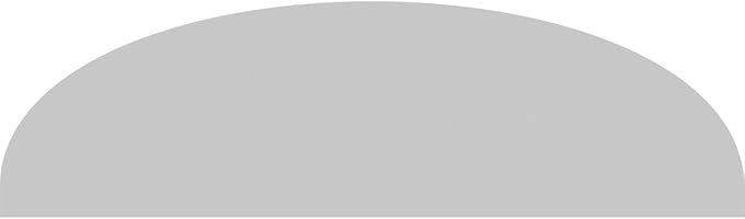 24" W x 7" H x 2" P Elliptical Sunburst Architectural Grade PVC Pediment