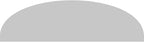 24" W x 7" H x 2" P Elliptical Sunburst Architectural Grade PVC Pediment