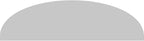 Ekena Millwork 30"W x 8-1/2"H x 2"P Elliptical 4 Spoke Architectural Grade PVC Pediment