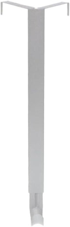 Haute Decor Adapt Adjustable Wreath Hanger, Top & Length Adjustable (Textured Silver)