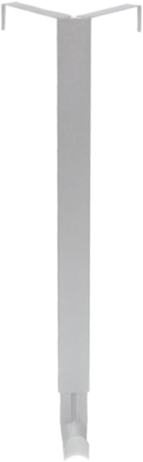Haute Decor Adapt Adjustable Wreath Hanger, Top & Length Adjustable (Textured Silver)