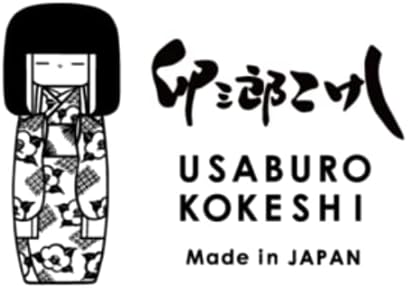 Usaburo Modern Japanese Kokeshi Doll (Come Spring - Small), Made in Japan, Collectible Figurines, Traditional Crafts, Girl in Kimono