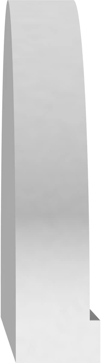 Ekena Millwork 32"W x 9"H x 2"P Elliptical 4 Spoke Architectural Grade PVC Pediment