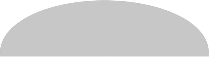 Ekena Millwork 52"W x 14"H x 2"P Elliptical 4 Spoke Architectural Grade PVC Pediment