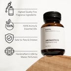 AromaTech Palo Santo & Amber Premium Aroma Oil – Grounding & Inspiring Home Fragrance with Notes of Clary Sage & Lavandin for Scent Diffusers, Cold-Air and UltraSonic Scent Machines (120 mL)