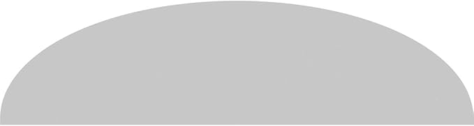 Ekena Millwork 76"W x 20"H x 2"P Elliptical 4 Spoke Architectural Grade PVC Pediment