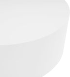 Round Display Pedestal Stand, Event Decor Display Plinth Stands, Bridal Shop Cylinder Plinth Raiser Table, Party Event Decor Circle Pedestal Stand for Boutiques Model Air Conditioner Heightening (White, 19.7*7.9in)