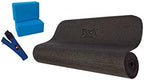Body Sport 4-Piece Yoga Kit, (1) 72 in. x 1/4 in. Fitness Mat, (2) Blue Blocks, (1) 6 ft. Exercise Strap - Beginner Set for Home Fitness & Gym Workouts
