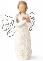 Willow Tree Remembrance Angel (Lighter Skin), Memories…Hold Each one Safely in Your Heart, A Gift to Express Sympathy, Comfort, Remembrance and Healing, Sculpted Hand-Painted Figurine