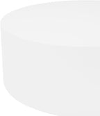 Round Display Pedestal Stand, Event Decor Display Plinth Stands, Bridal Shop Cylinder Plinth Raiser Table, Party Event Decor Circle Pedestal Stand for Boutiques Model Air Conditioner Heightening (White, 19.7*7.9in)