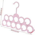 11Holes Clothes Tie Belt Shawl Scarf Hanger Display Holder Closet Organizer Hook