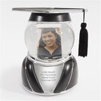 Things Remembered Personalized Graduation Cap Photo Musical Snow Globe (Free Customization), Plays Pomp and Circumstance Music