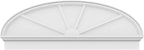 58" W x 21-3/8"H x 2-3/4"P Elliptical 4 Spoke Architectural Grade PVC Combination Pediment