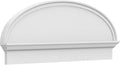 46" W x 18-3/8"H x 2-3/4"P Elliptical Smooth Architectural Grade PVC Combination Pediment