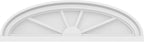 Ekena Millwork 26"W x 7-1/2"H x 2"P Elliptical 4 Spoke Architectural Grade PVC Pediment