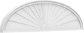 58" W x 15-1/2"H x 2" P Elliptical Sunburst Architectural Grade PVC Pediment