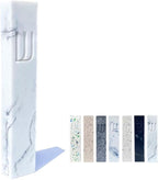A&S Mezuzot A&S Modern Stone Mezuzah Case Design, Mezuza Cover for Scroll Protection, Easy Peel and Stick Houswarming Gift and Home Blessing