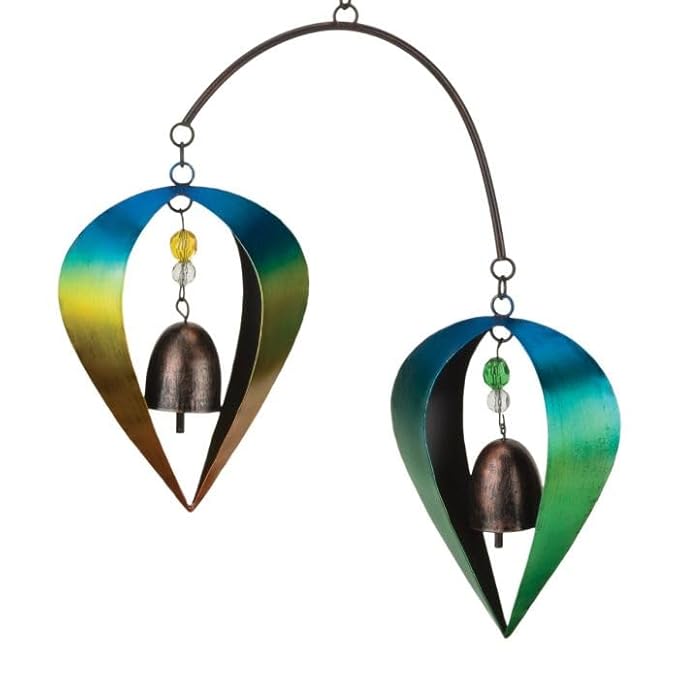 Regal Art & Gift Rainbow Mobile 5 Teardrop, Home and Garden Decoration