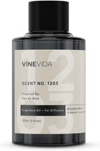 VINEVIDA [4 Fl Oz] Scent NO. 1203 Fragrance Oil for Cold Air Diffusers, Aromatic Notes of Smokey Woody Musk, Essential Oils for Diffuser Oil Refill & Air Freshener Room Spray
