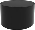 Round Display Pedestal Stand, Event Decor Display Plinth Stands, Bridal Shop Cylinder Plinth Raiser Table, Party Event Decor Circle Pedestal Stand for Boutiques Model Air Conditioner Heightening (Black, 19.7*11.8in)