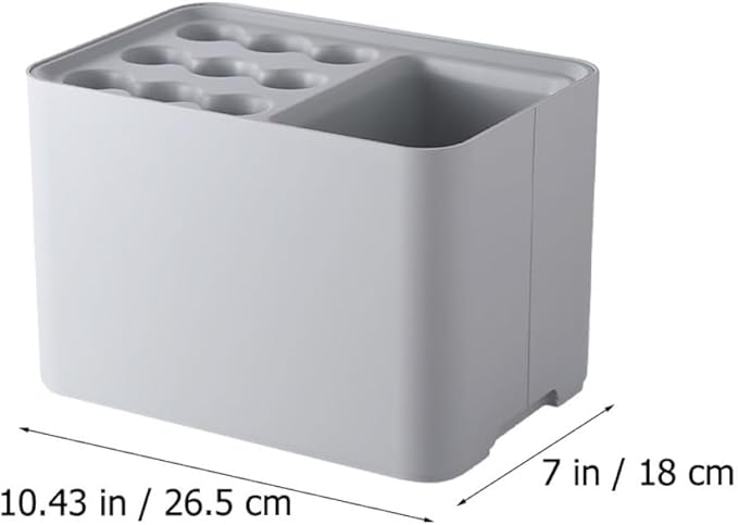 Wall-Mounted Umbrella Stand with Drip Tray Nordic Style Entrance Umbrella Holder for Home and Office Space-Saving Creative Storage Rack Gray Easy to Install and Water-Resistant