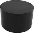 Round Display Pedestal Stand, Event Decor Display Plinth Stands, Bridal Shop Cylinder Plinth Raiser Table, Party Event Decor Circle Pedestal Stand for Boutiques Model Air Conditioner Heightening (Black, 19.7*11.8in)