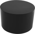 Round Display Pedestal Stand, Event Decor Display Plinth Stands, Bridal Shop Cylinder Plinth Raiser Table, Party Event Decor Circle Pedestal Stand for Boutiques Model Air Conditioner Heightening (Black, 19.7*11.8in)