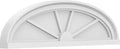 Ekena Millwork 30"W x 8-1/2"H x 2"P Elliptical 4 Spoke Architectural Grade PVC Pediment